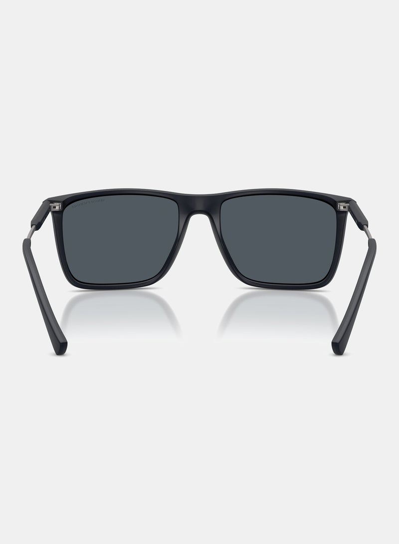 Armani Exchange Full Rimmed Square Sunglasses 0AX4160S - Image 3